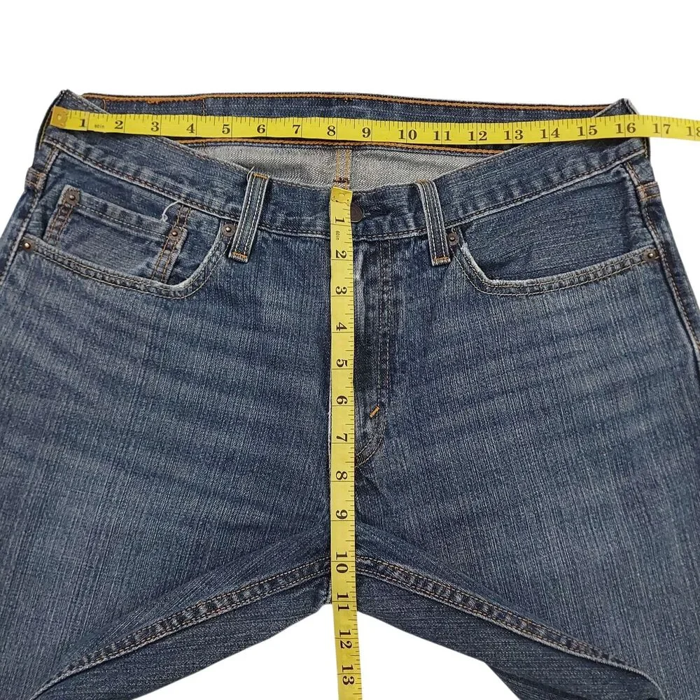 Levi's 559 Jeans Mens 32x30 Blue Straight Leg Cotton Durable Denim Work Casual
